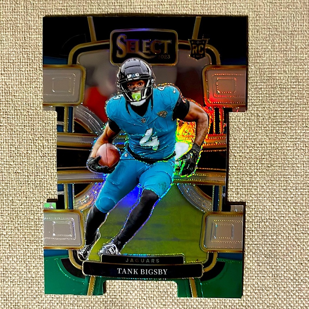 Tank Bigsby 2024 Panini Select Die Cut Jacksonville Jaguars NFL Football Card